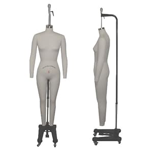 Female mannequin adjustable dress stand