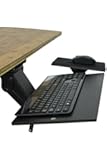 Uncaged Ergonomics Ergonomic Under Desk Keyboard Tray with Mouse Pad (KT1-b)