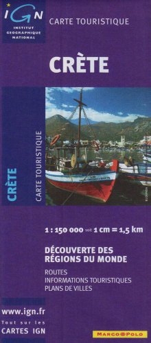 City Travel Guides Discounted  Livres : Carte routière :  86209 CRETE 1/150.000