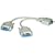Cable, VGA Y, HD15 Male To HD15 Female