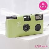 Sage Green Disposable Cameras - 10 Pack