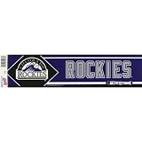 Colorado Rockies - Logo & Name Bumper Sticker