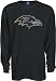 Baltimore Ravens Black Faded Logo Long Sleeve Thermal Waffle Shirt