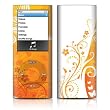 Orange Crush Design Protective Decal Skin Sticker for Apple iPod nano 4G (4th Generation) Player