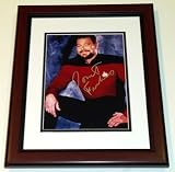Jonathan Frakes Autographed/Hand Signed 8x10 STAR TREK Photo MAHOGANY CUSTOM FRAME