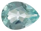 MIN .75CT 8X6MM PEAR SHAPE GREEN APATITE