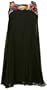 Bonnie Jean Girls 7-16 Black Party Dress,Black,7
