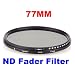 NEEWER® 77mm ND Fader Neutral Density Adjustable Variable Filter (ND2 to ND400)