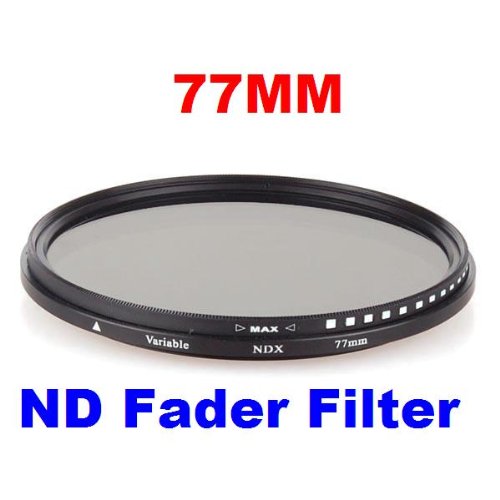 NEEWER® 77mm ND Fader Neutral Density Adjustable Variable Filter (ND2 to ND400)