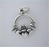 Sterling Silver * CLADDAGH CHARM * Claddah Heart