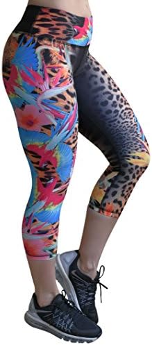 Sexy Workout Capris, Yoga Fitness Capris, Cute Gym Activewear Brazil (Small)