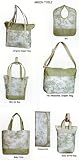 Baby Tote - Green Toile