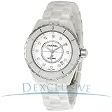 Chanel Men's H1629 J12 Diamond White Dial Watch