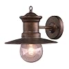 Elk 42005/1 1-Light 9-Inch W x 10-Inch H Wall Bracket In Hazelnut Bronze And Clear Seeded Glass