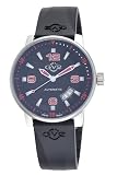 GV2 by Gevril Men's 4013R Stadium Automatic Stainless Steel Rubber Strap Watch