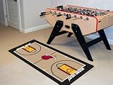 MIAMI HEAT 22"x44" BASKETBALL COURT CARPET RUNNER RUG [Kitchen]