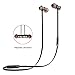 Bluetooth Headphones Wireless Bluetooth Headset, Sweatproof V4.1 Noise Cancelling Headphones Earphones with Microphone & Stereo with Magnetic Attraction (Black)