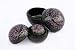 Handmade Lacquer Jar / Bowl Set With Intricately Hand-etched Design (Thailand)