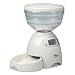 Petmate LeBistro Portion Control Automatic Pet Feeder, Bleached Linen, 5 Pounds