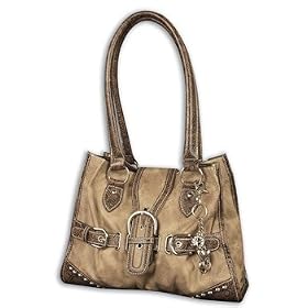 Western Flower Tooled Purse