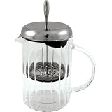 BonJour 6 Cup Rhone Ribbed French Press, Double Wall Glass