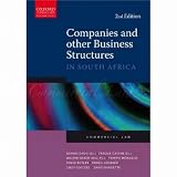 Companies and other business structures in South Africa : commercial law