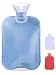 Transparent BLUE Classic Hot Water Bottle by Fashy - Made in Germany