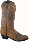 Taos Womens Distressed Brown Western Boot