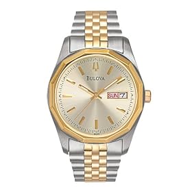 Bulova Men's Bracelet Day-Date Watch #98C002