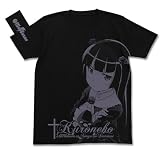 俺の妹がこんなに可愛いわけがない 黒猫 オールプリントTシャツ ブラック サイズ:XL