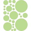 Instant Murals 25 Polka Dot Wall Transfer Stickers - Light Green Instant Murals 25 Polka Dot Wall Transfer Stickers - Light Green
