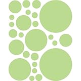 Instant Murals 25 Polka Dot Wall Transfer Stickers