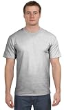 Hanes TAGLESS 6.1 Short Sleeve Tee Ash S