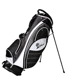PALM SPRINGS GOLF Grey/White Stand Bag with EZ Grab Handle