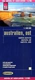 Produkt-Bild: Ost-Australien Ostk&uuml;ste 1 : 1.800.000: Kartenbild 2seitig, klassifiziertes Stra&szlig;ennetz, Ortsindex, GPS-tauglich, rei&szlig;- und wasserfest