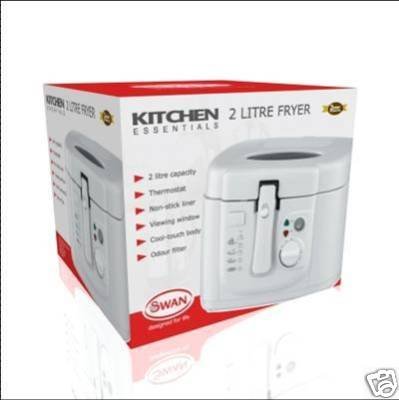 Swan Deep Fat Fryer 2.5 Ltr White Large Size Brand New