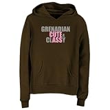 Sweatshirt Woman Brown  Grenadian Cute & Classy  Grenada Country
