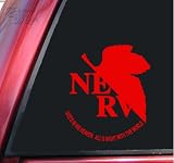 Neon Genesis Evangelion NERV Vinyl Decal Sticker - Red