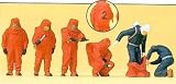 Preiser 10510 Fireman in Chemical Resistant Suits (6)