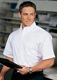 Big Mens Short Sleeve Oxford Shirt by Port & Company (Big & Tall and Regular Sizes)
