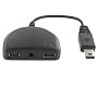 HTC 3-in-1 USB Audio & Charger Adapter for HTC ExtUSB Smartphone (AT&T Tilt 8925 / TyTN 8525 / TyTN II / PPC6800 Mogul / HTC Touch Series / HTC Touch Diamond / T-Mobile Wing / HTC Shadow etc)
