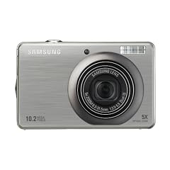 Samsung PL60 Digitalkamera (10 Megapixel, 5-fach opt. Zoom, 6,9 cm (2,7 Zoll) Display, dualer Bildstabilisator) silber