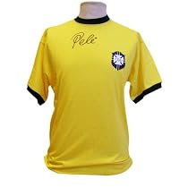 Pele Signed Brazil 1970 Shirt | Sports Memorabilia