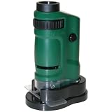 New - CARSON MM-24 MICROBRITETM 20X-40X ZOOM POCKET MICROSCOPE WITH BUILT-IN LED