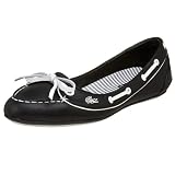 Lacoste Women's Orsola CC Slip-On,Black/White,7 M US
