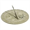 12" Diameter Frog Large Sundial, French Bronze