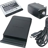 OEM Samsung Standard Battery w/ External Battery Charger & Stand for Samsun ....