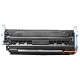 Compatible HP COLOR Q6000A Toner Cartridge, Black, Yield 2.5k