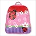 Girls GoGo Vinyl Backpack by Stephen Joseph with fun Ladybug Print - easy to wash and...