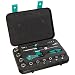 Wera Zyklop 8100 SA 3 1/4-Inch SAE Ratchet Set, 15-Piece
